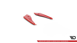 Street+ Heck Ansatz Flaps V.2 passend für Toyota Supra Mk5 schwarz Hochglanz