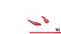Street+ Heck Ansatz Flaps V.2 passend für Toyota Supra Mk5 rot Hochglanz