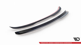 Heck Spoiler Aufsatz Abrisskante V.2 passend für Skoda Superb Liftback Mk3 / Mk3 Facelift schwarz Hochglanz