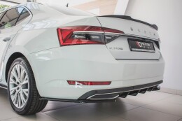 Heck Ansatz Diffusor passend für Skoda Superb...