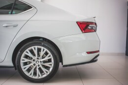 Heck Ansatz Flaps Diffusor passend für Skoda Superb...