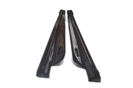 Seitenschweller Ansatz Cup Leisten passend für Skoda Superb Liftback / Combi Mk3 Facelift schwarz Hochglanz