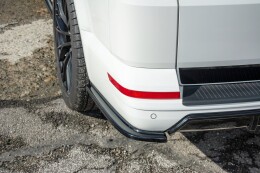 Heck Ansatz Flaps Diffusor passend für VW T6 schwarz Hochglanz