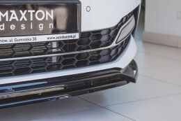 Cup Spoilerlippe Front Ansatz V.3 passend für Skoda Superb Liftback / Combi Mk3 Facelift schwarz Hochglanz