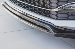 Cup Spoilerlippe Front Ansatz V.3 passend für Skoda Superb Liftback / Combi Mk3 Facelift schwarz Hochglanz
