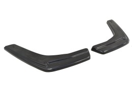 Heck Ansatz Flaps Diffusor V.1 passend für BMW M4 F82 schwarz Hochglanz