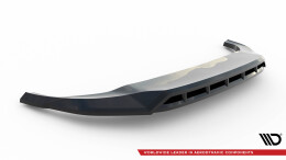 Cup Spoilerlippe Front Ansatz passend für V.1 Audi Q8 S-line / SQ8 Mk1 schwarz Hochglanz