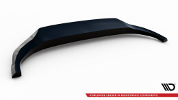 Cup Spoilerlippe Front Ansatz passend für V.1 Audi Q8 S-line / SQ8 Mk1 schwarz Hochglanz