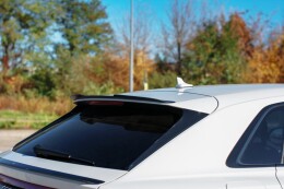 Heck Spoiler Aufsatz Abrisskante V.1 für Audi Q8 S-line schwarz Hochglanz
