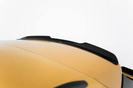 Oberer Heck Spoiler Aufsatz Abrisskante passend für Audi Q8 Mk1 Facelift schwarz Hochglanz