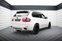 Heck Spoiler Aufsatz Abrisskante für BMW X5 E70 FL M Paket schwarz Hochglanz