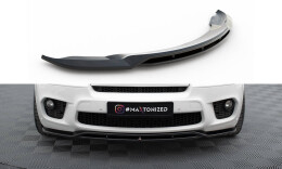 Cup Spoilerlippe Front Ansatz passend für BMW X5 E70 Facelift M Paket schwarz Hochglanz