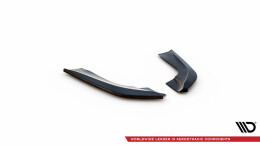 Heck Ansatz Flaps Diffusor passend für BMW X5 E70 Facelift M Paket schwarz Hochglanz