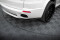 Heck Ansatz Flaps Diffusor passend für BMW X5 E70 Facelift M Paket schwarz Hochglanz