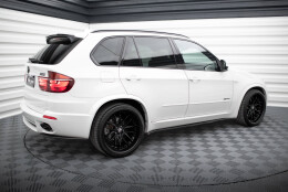 Seitenschweller Ansatz Cup Leisten passend für BMW X5 E70 Facelift M Paket schwarz Hochglanz