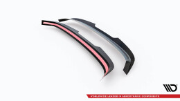 Heck Spoiler Aufsatz Abrisskante V.2 für VW Golf 7 R / R-Line / GTI schwarz Hochglanz