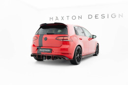 Heck Spoiler Aufsatz Abrisskante V.2 passend für VW Golf 7 R / R-Line / GTI schwarz Hochglanz