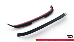Heck Spoiler Aufsatz Abrisskante V.2 passend für VW Golf 7 R / R-Line / GTI schwarz Hochglanz