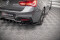 Heck Ansatz Flaps Diffusor passend für BMW 1er F20 Facelift M-power schwarz Hochglanz