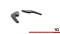 Heck Ansatz Flaps Diffusor passend für BMW 1er F20 Facelift M-power schwarz Hochglanz