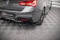 Heck Ansatz Flaps Diffusor für BMW 1er F20 Facelift M-power Carbon Look