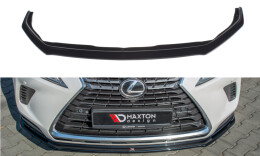 Cup Spoilerlippe Front Ansatz passend für Lexus NX Facelift schwarz Hochglanz