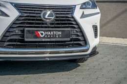 Cup Spoilerlippe Front Ansatz passend für Lexus NX Facelift schwarz Hochglanz