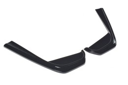 Heck Ansatz Flaps Diffusor passend für Mercedes-Benz E43 AMG / AMG-Line Limousine / Kombi W213 / S213 schwarz Hochglanz