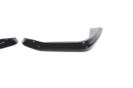 Heck Ansatz Flaps Diffusor passend für Mercedes-Benz E43 AMG / AMG-Line Limousine / Kombi W213 / S213 schwarz Hochglanz