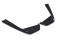 Heck Ansatz Flaps Diffusor passend für Mercedes-Benz E43 AMG / AMG-Line Limousine / Kombi W213 / S213 schwarz Hochglanz