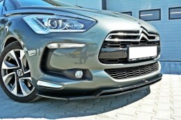 Street+ Spoilerlippe Front Ansatz V.3 passend für Citroen DS5 schwarz Hochglanz