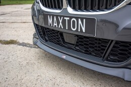 Cup Spoilerlippe Front Ansatz V.1 passend für BMW 3er G20 M Paket schwarz Hochglanz