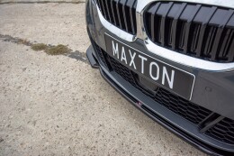 Cup Spoilerlippe Front Ansatz V.2 passend für BMW 3er G20 M Paket schwarz Hochglanz