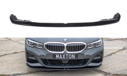 Cup Spoilerlippe Front Ansatz V.3 für BMW 3er M-Paket G20  schwarz Hochglanz