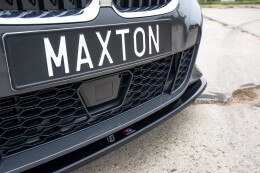 Cup Spoilerlippe Front Ansatz V.3 passend für BMW 3er G20 M Paket schwarz Hochglanz
