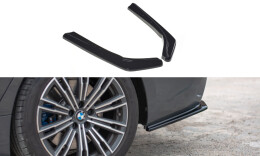 Heck Ansatz Flaps Diffusor für BMW 3er G20 / G21 M Paket schwarz Hochglanz
