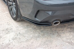 Heck Ansatz Flaps Diffusor für BMW 3er G20 / G21 M Paket schwarz Hochglanz