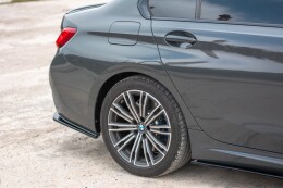 Heck Ansatz Flaps Diffusor für BMW 3er G20 / G21 M Paket schwarz Hochglanz