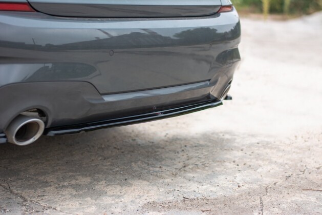 Heck Ansatz Flaps Diffusor für VW Tiguan R Mk2 Facelift schwarz Hochg,  89,00 €