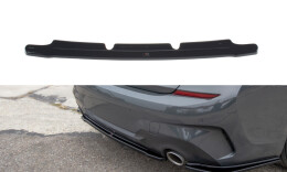 Mittlerer Cup Diffusor Heck Ansatz passend für BMW 3er G20 M Paket schwarz Hochglanz