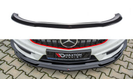 Street+ Spoilerlippe Front Ansatz passend für Mercedes A45 AMG W176 schwarz Hochglanz