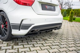 Heck Ansatz Diffusor passend für Mercedes A45 AMG...