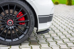Heck Ansatz Flaps Diffusor passend für Mercedes A45 AMG W176 schwarz Hochglanz