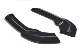 Heck Ansatz Flaps Diffusor passend für Mercedes A45 AMG W176 schwarz Hochglanz