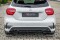 Heck Ansatz Flaps Diffusor passend für Mercedes A45 AMG W176 schwarz Hochglanz