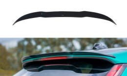 Heck Spoiler Aufsatz Abrisskante passend für Volvo V40 schwarz Hochglanz