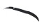 Heck Spoiler Aufsatz Abrisskante passend für Volvo V40 schwarz Hochglanz