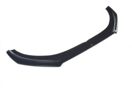 Cup Spoilerlippe Front Ansatz passend für Volvo V40 R-design schwarz Hochglanz