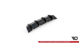 Heck Ansatz Diffusor passend für Volvo V40 R-design schwarz Hochglanz