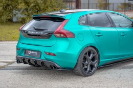 Heck Ansatz Flaps Diffusor passend für Volvo V40...